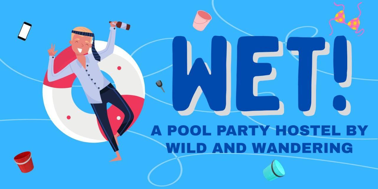 Wet! A Pool Party Hostel By Wild & Wandering Haad Rin Ngoại thất bức ảnh