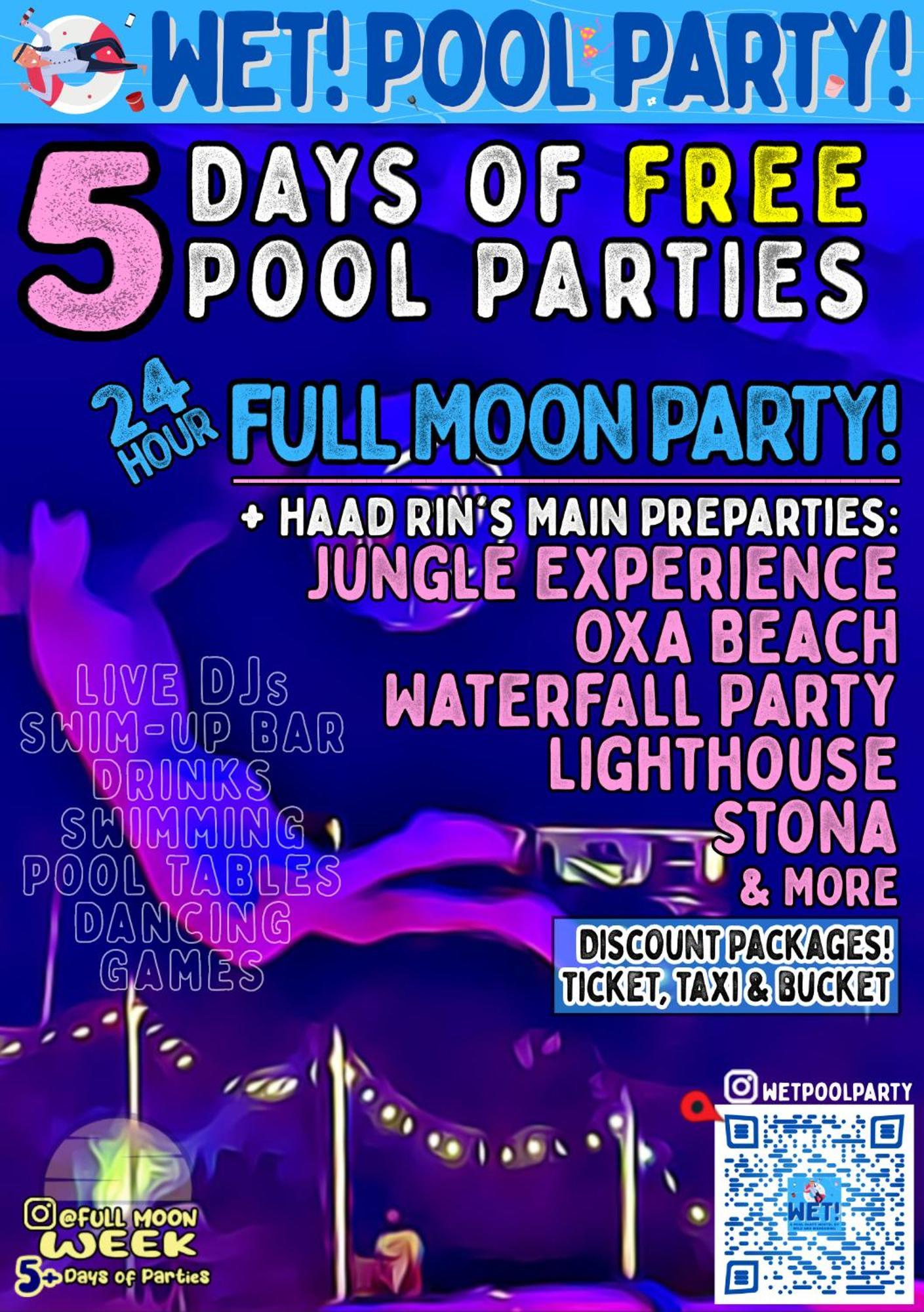 Wet! A Pool Party Hostel By Wild & Wandering Haad Rin Ngoại thất bức ảnh